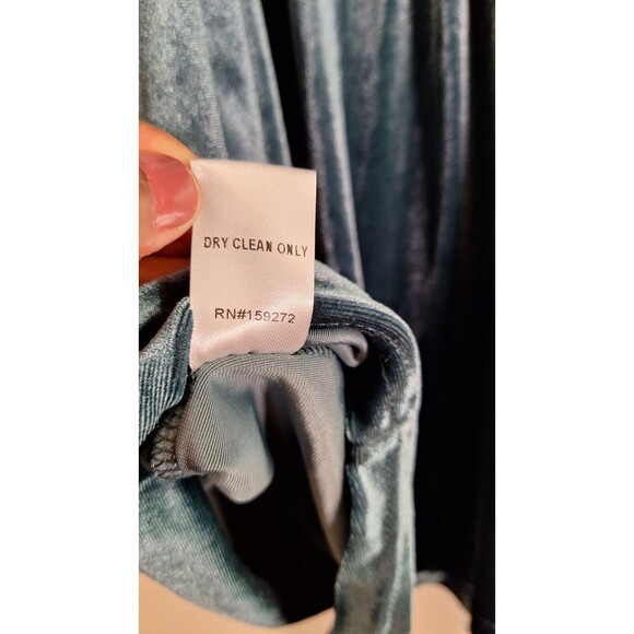 GiGiO USA Velvet Oversized Mock Neck Peplum Tunic Top Women's Sz M Boho Western - Picture 7 of 12